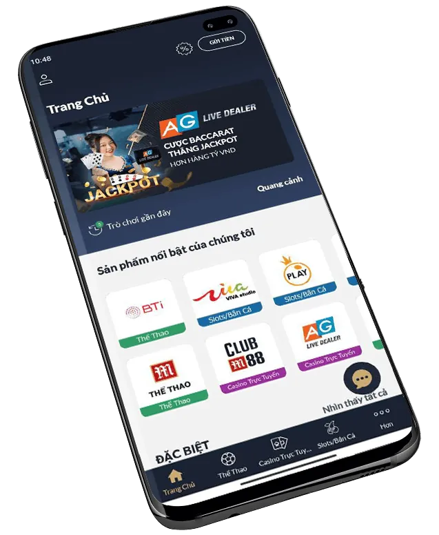 Sảnh casino trực tuyến hiện đại của 8kbe với giao diện thân thiện
